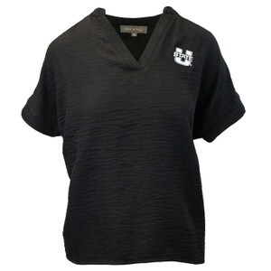 Women's U-State V-Neck Blouse black